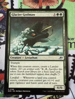 Glacier Godmaw Non-Foil Uncommon [NM] - MTG EOE - Image 1