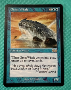 Great Whale - Urza's Saga - MTG - Magic the Gathering - Image 2