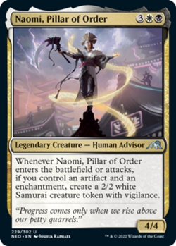 Naomi, Pillar of Order - Kamigawa: Neon Dynasty #229/302 MTG Magic The Gathering - Image 1