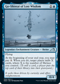 Go-Shintai of Lost Wisdom - Kamigawa: Neon Dynasty #055/302 MTG Magic The Gather - Image 1
