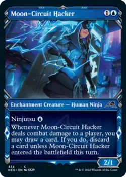 Moon-Circuit Hacker - Showcase - Kamigawa: Neon Dynasty #334 MTG Magic The Gathe - Image 1