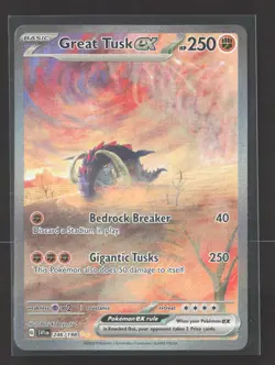 Pokemon 2023 Scarlet & Violet Great Tusk EX RR #246/198 - Image 1