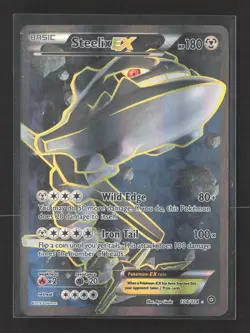 Pokemon 2016 Steam Siege Steelix EX FA #108/114 - Image 1