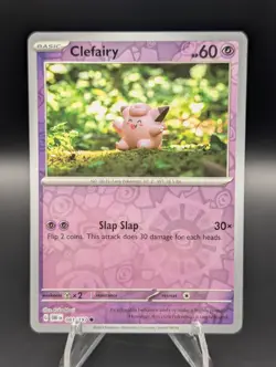 Pokemon TCG Clefairy 081/197 Sv03: Obsidian Flames Reverse Holo - Image 1