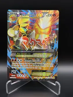 M Camerupt EX XY198a Pokemon TCG XY Collection Black Star Promo Holo Card - Image 1