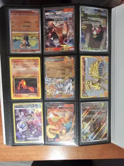 Pokemon TCG Binder - IRs, Vintage, EX, V, Vmax, Vstar, Full Arts - Nice Mix! - Image 2