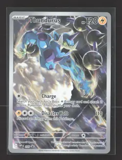 2025 Pokemon Scarlet & Violet Prismatic Evolutions Thundurus #209/242 - Image 1