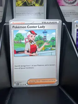 Pokemon Center Lady 123/132 Me01: Mega Evolution Regular - Image 1