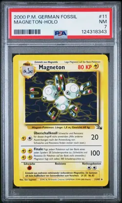 2000 POKEMON GERMAN FOSSIL 11 MAGNETON-HOLO - Image 1