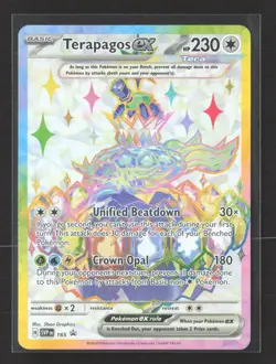 Pokemon 2024 Stellar Crown Terapagos EX #165/167 - Image 1