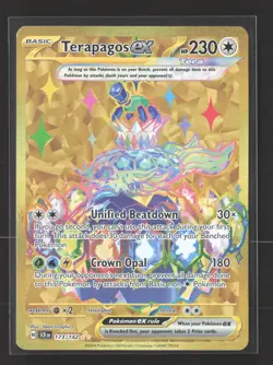 Pokemon 2024 Stellar Crown Terapagos EX #173/142 - Image 1