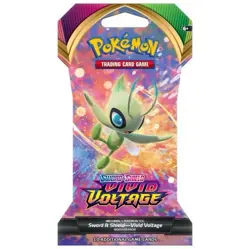 Pokemon TCG Sword and Shield 4 Vivid Voltage Booster Blister 1x pack! - Image 1