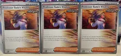 (Set Of 3) Pokemon Prismatic Evolution TCG Professor Sada's Vitality (120/131) - Image 1