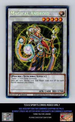 Battles of Legend: Monster Mayhem Yugioh #BLMM-EN147 Magical Android NM+ - Image 1