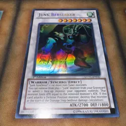 Yugioh! Junk Berserker 1st Edition EXVC-EN037 Ghost Rare NM - Image 1