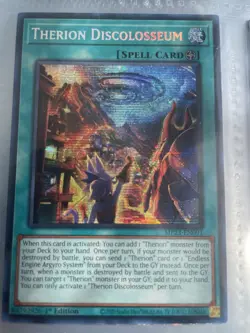 Therion Discolosseum MP23-EN091 Prismatic Secret Rare 1st Edition M/NM Yugioh - Image 2