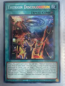 Therion Discolosseum MP23-EN091 Prismatic Secret Rare 1st Edition M/NM Yugioh - Image 3