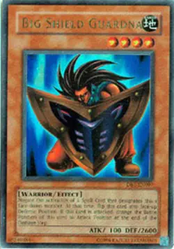 Yugioh! MP Big Shield Gardna - DB1-EN097 - Ultra Rare - Unlimited Edition Modera - Image 1