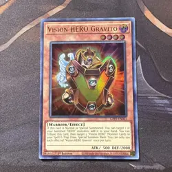 Yugioh! Vision HERO Gravito - GFP2-EN061 - Ultra Rare - 1st Edition Near Mint, - Image 1