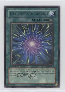 Rare - Degenerate Circuit 1st Ed. YuGiOh Cyberdark Impact #CDIP-EN047 2006 - Image 1