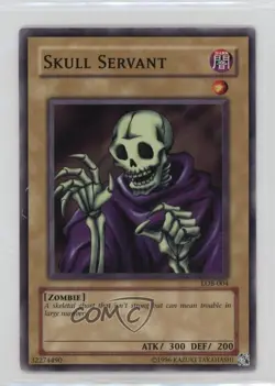 Skull Servant YuGiOh Legend of Blue Eyes White Dragon #LOB-004 2002 - Image 1