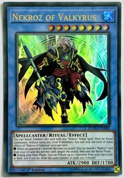 DUPO-EN089 Nekroz of Valkyrus - Ultra Rare 1st Edition Lightly Played YuGiOh - Image 1