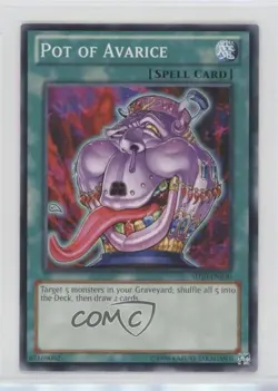 Pot of Avarice Unlimited YuGiOh Machine Re-Volt Structure Deck #SD10-EN030 2007 - Image 1