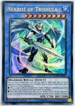 DUPO-EN087 Nekroz of Trishula - Ultra Rare 1st Edition Lightly Played YuGiOh - Image 1