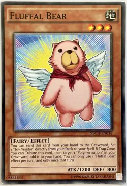NECH-EN016 Fluffal Bear - Common 1st Edition Lightly Played YuGiOh Card - Image 1