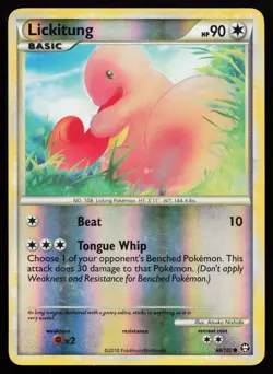 Lickitung 66/102 Common Triumphant Reverse Holo Pokemon Card - Image 1