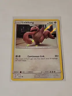 Lickitung 2019 Detective Pikachu Set 16/18 Holo Holographic Foil Pokemon (046) - Image 1