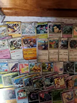 Pokemon Journey Together Reverse Holo Lot 74 Diff Cards Reshiram Snorlax Holo NM - Image 3