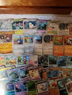 Pokemon Journey Together Reverse Holo Lot 74 Diff Cards Reshiram Snorlax Holo NM - Image 4