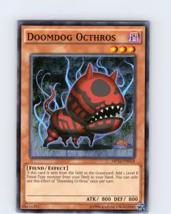 Yu-Gi-Oh TCG Doomdog Octhros MP16-EN018 Unlimited Regular Common Card NM - Image 1