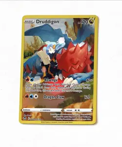 Druddigon TG09/TG30 Trainer Gallery Silver Tempest Pokemon Card NM - Image 1