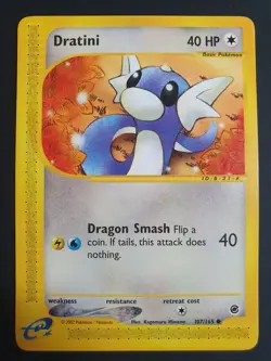 Dratini 107/165 - Expedition Base Set - Pokemon Card - Near Mint Condition - Image 1