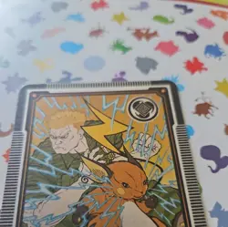 Pokai Gaku Gym Leader Lt. Surge Ultra Rare 155/152 ART YEUH Pokemon Fan Art card - Image 5