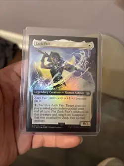 0435 Zack Fair (Extended Art Foil) Final Fantasy Card MTG FIN NM - Image 2