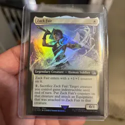 0435 Zack Fair (Extended Art Foil) Final Fantasy Card MTG FIN NM - Image 3