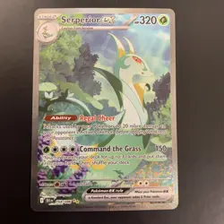 Pokemon TCG Black Bolt Serperior EX Double Rare Holo Card 164/086 NM - Image 1