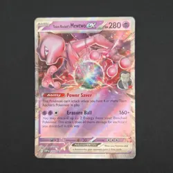 Pokemon TCG Card Team Rockets Mewtwo ex SVP 205 Meowth Giovanni Bundle - NM - Image 2
