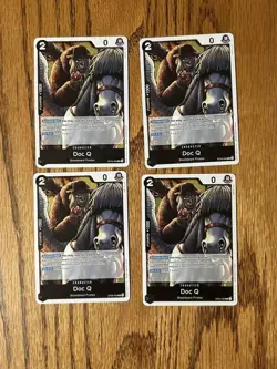 4x One Piece Card Game Doc Q OP09-090 R Playset English - Image 1