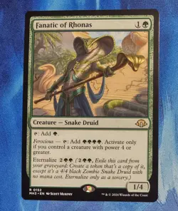 Fanatic of Rhonas Modern Horizons 3 Near Mint Condition MTG - Image 1