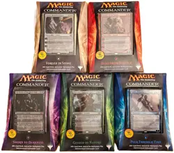 Magic The Gathering MTG 2014 Commander Deck Set of 5 ENGLISH FACTORY SEALED - Image 1