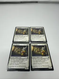 4x Hare Apparent Rabbit Foundations MTG Magic The Gathering - Image 1