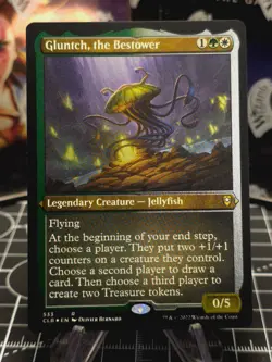 Gluntch, the Bestower FOIL Etched) [Commander Legends: Battle for Magic MTG - Image 1