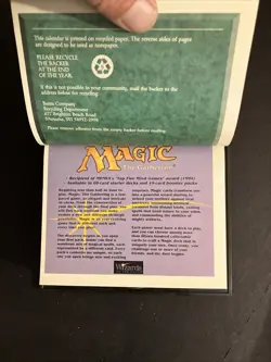 [Vintage] 1997 Magic the Gathering - 365 Days in Dominia - Calendar Never Used - Image 5
