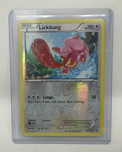 Pokemon Lickitung 78/111 XY Furious Fists Reverse Holo - Image 1