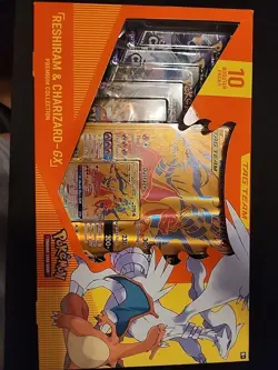 POKEMON RESHIRAM CHARIZARD GX Premium Collection TAG TEAM BOX Sealed - Image 1