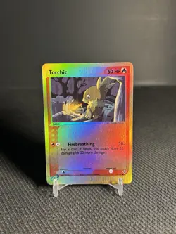 Pokemon TCG Torchic 77/97 Dragon Reverse Holo LP - Image 1
